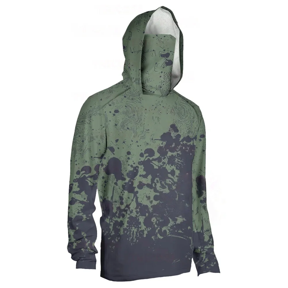 Kaos Pancing Hoodie Pakaian Pa - Fishing Shirt Uv Protection ulasan dan harga