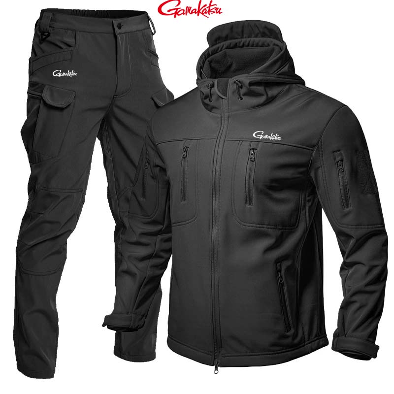 Gamakatsu Pakaian Seragam Pria - Fishing Rain Suit ulasan dan harga