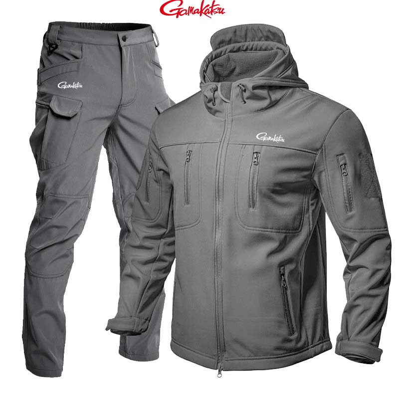 Gamakatsu Pakaian Seragam Pria - Fishing Rain Suit ulasan dan harga
